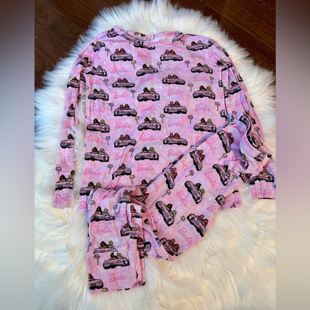 Posh Peanut Cruising Barbie Pajama Set Size 7/8